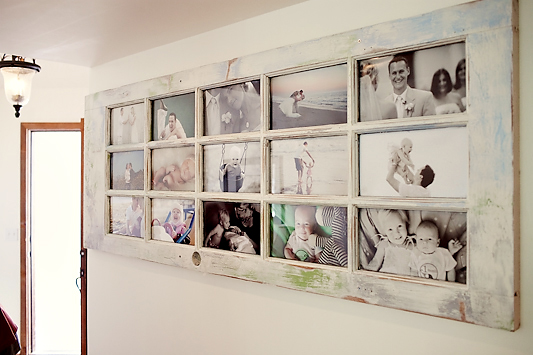 Old Door Photo Board