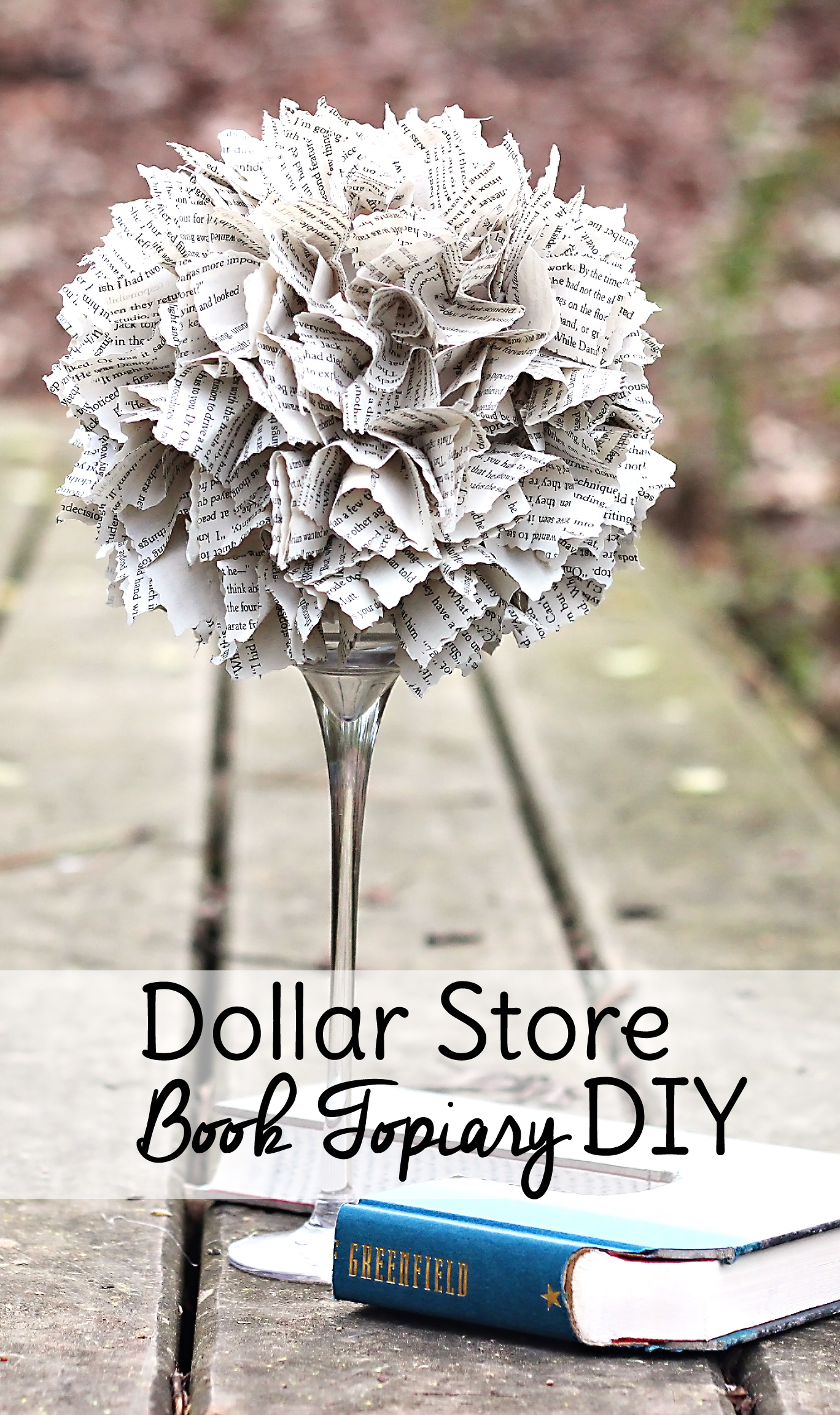 Upcycle an Old Book into Dollar Store Home Decor DIY!