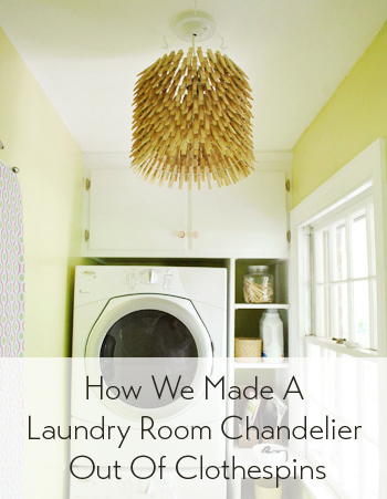 Clothespin Chandelier