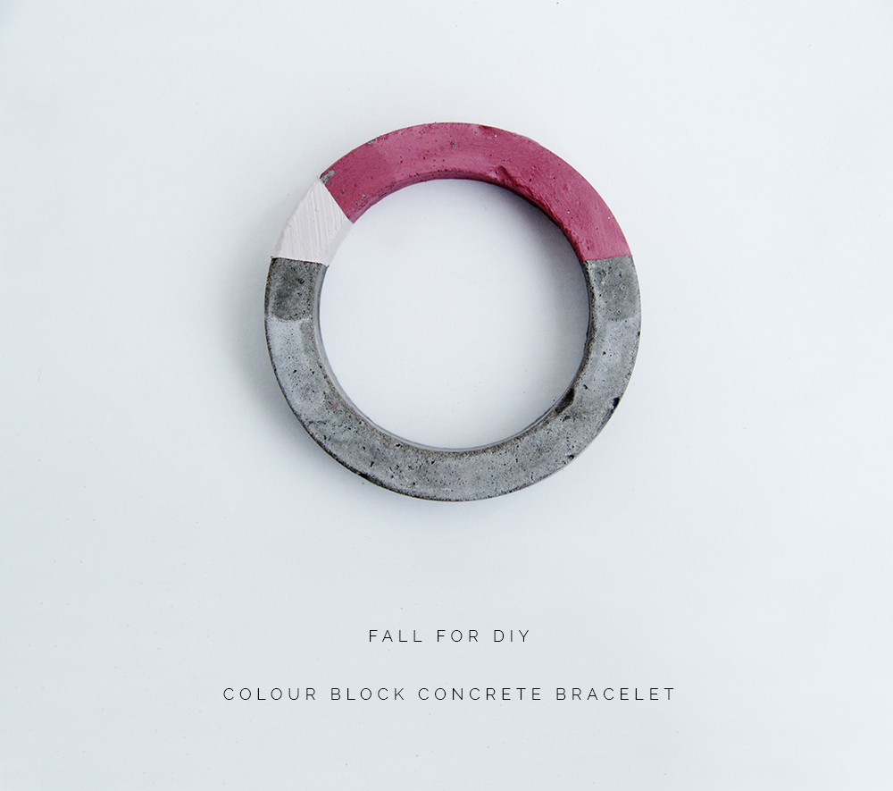DIY Concrete Bracelets