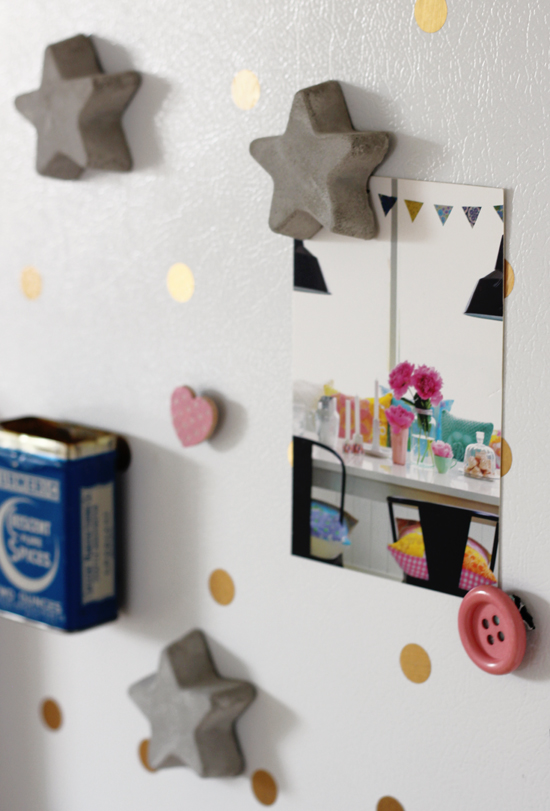 DIY Concrete Magnets