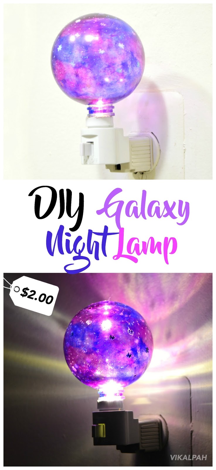 DIY Galaxy Night Lamp