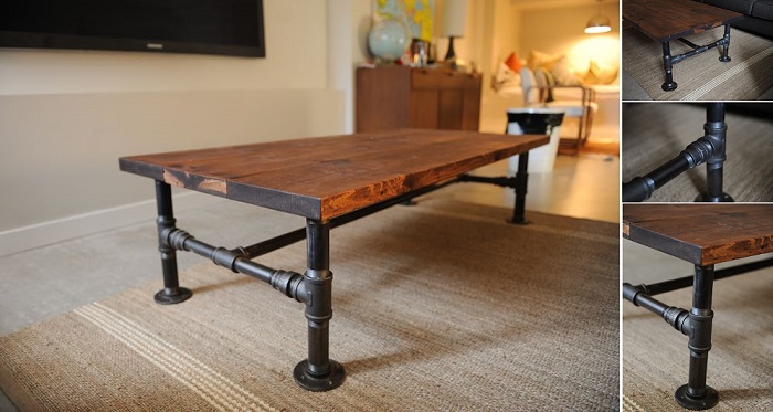 How To: DIY Industrial Coffee Table