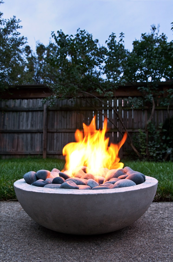 Modern Concrete Fire Pit from Scratch