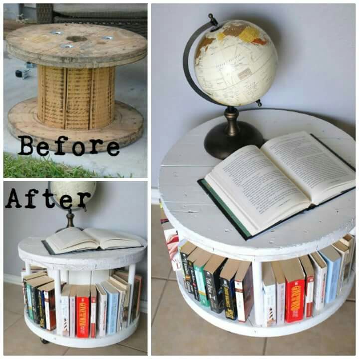 Spool Bookcase Tutorial
