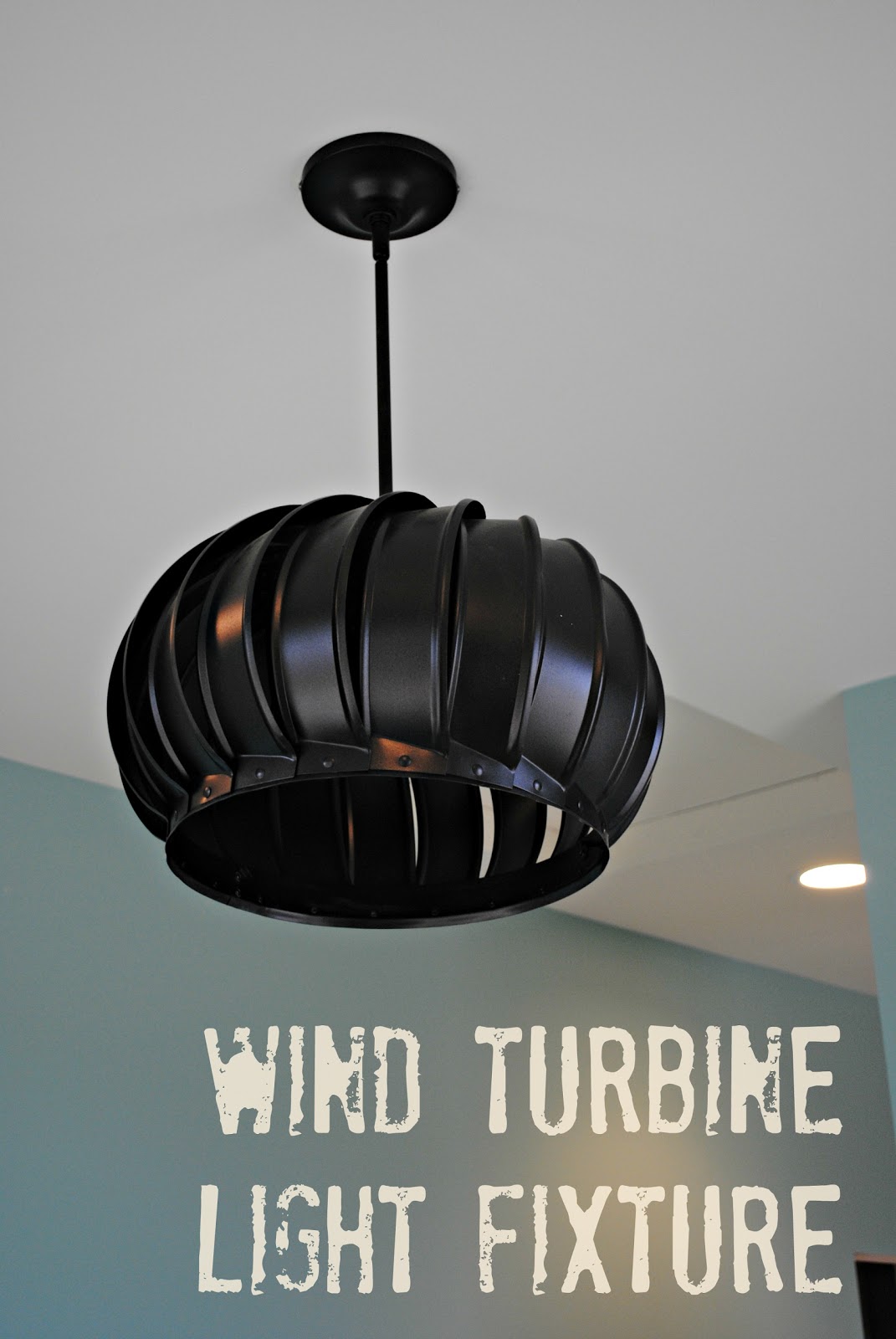 Wind Turbine Light Fixture