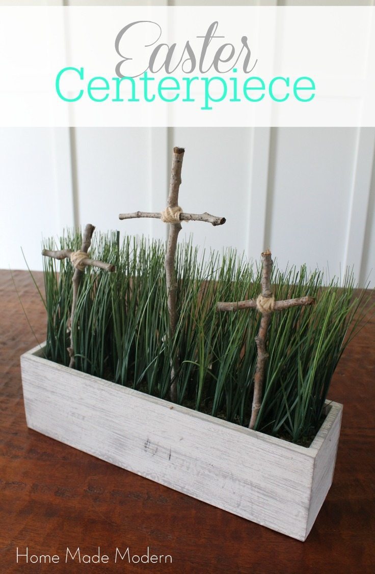 Fresh Green Easy Easter Centerpiece
