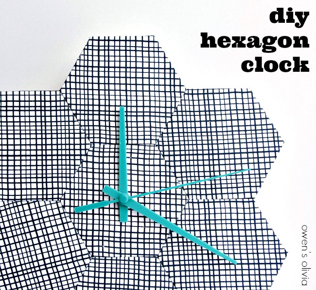 DIY Hexagon Clock