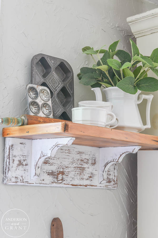 Distressed Farmhouse Shelf