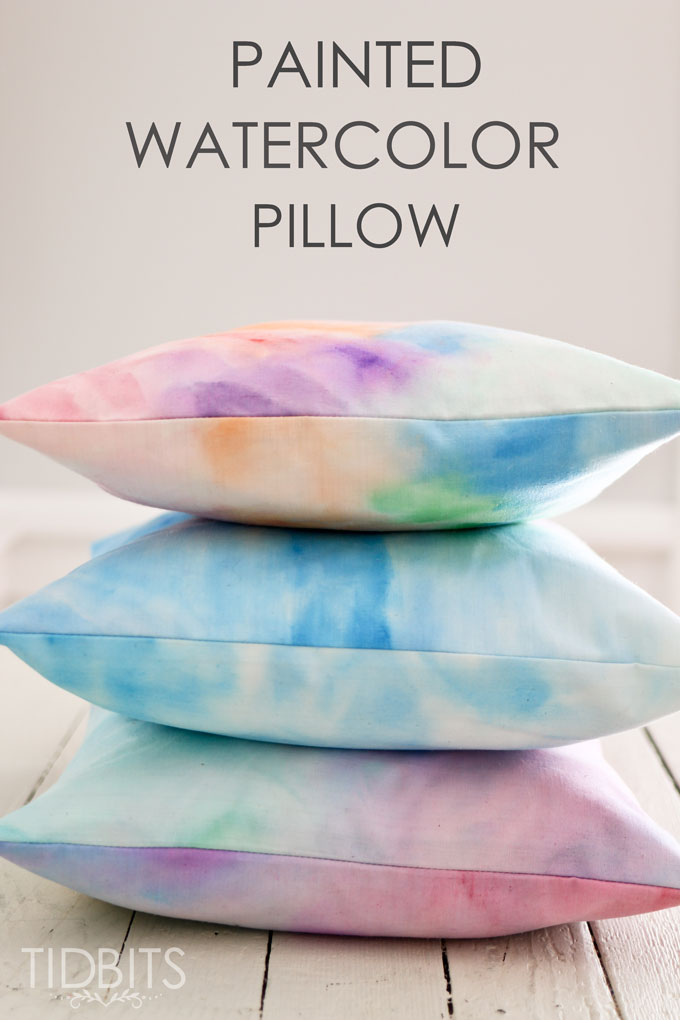 How to Watercolor Paint on Fabric