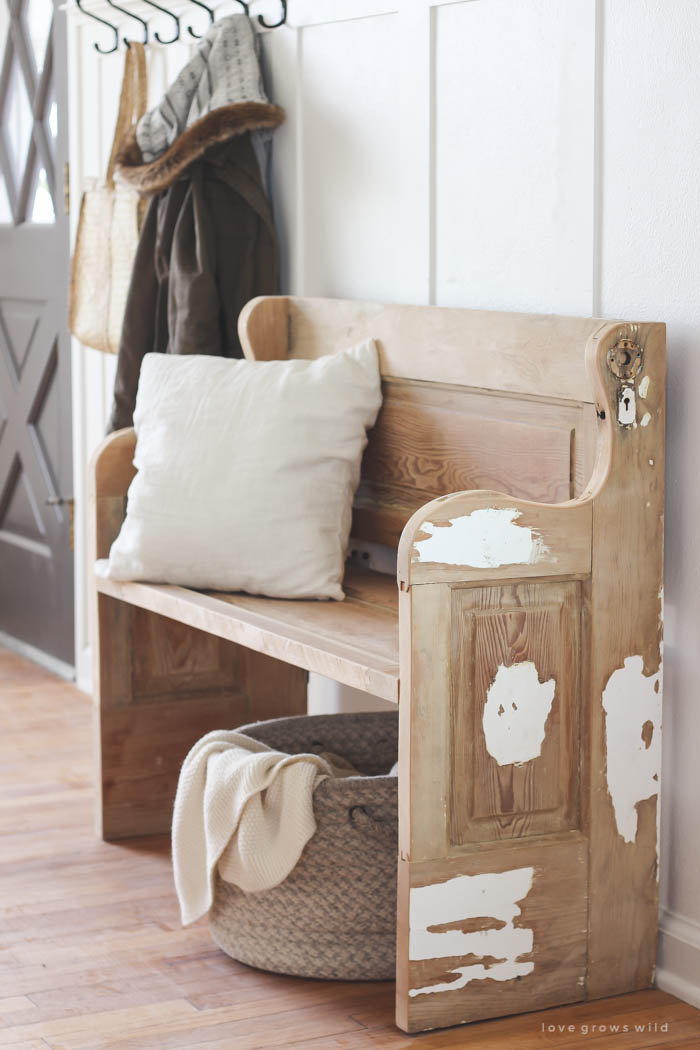  Old Door New Bench
