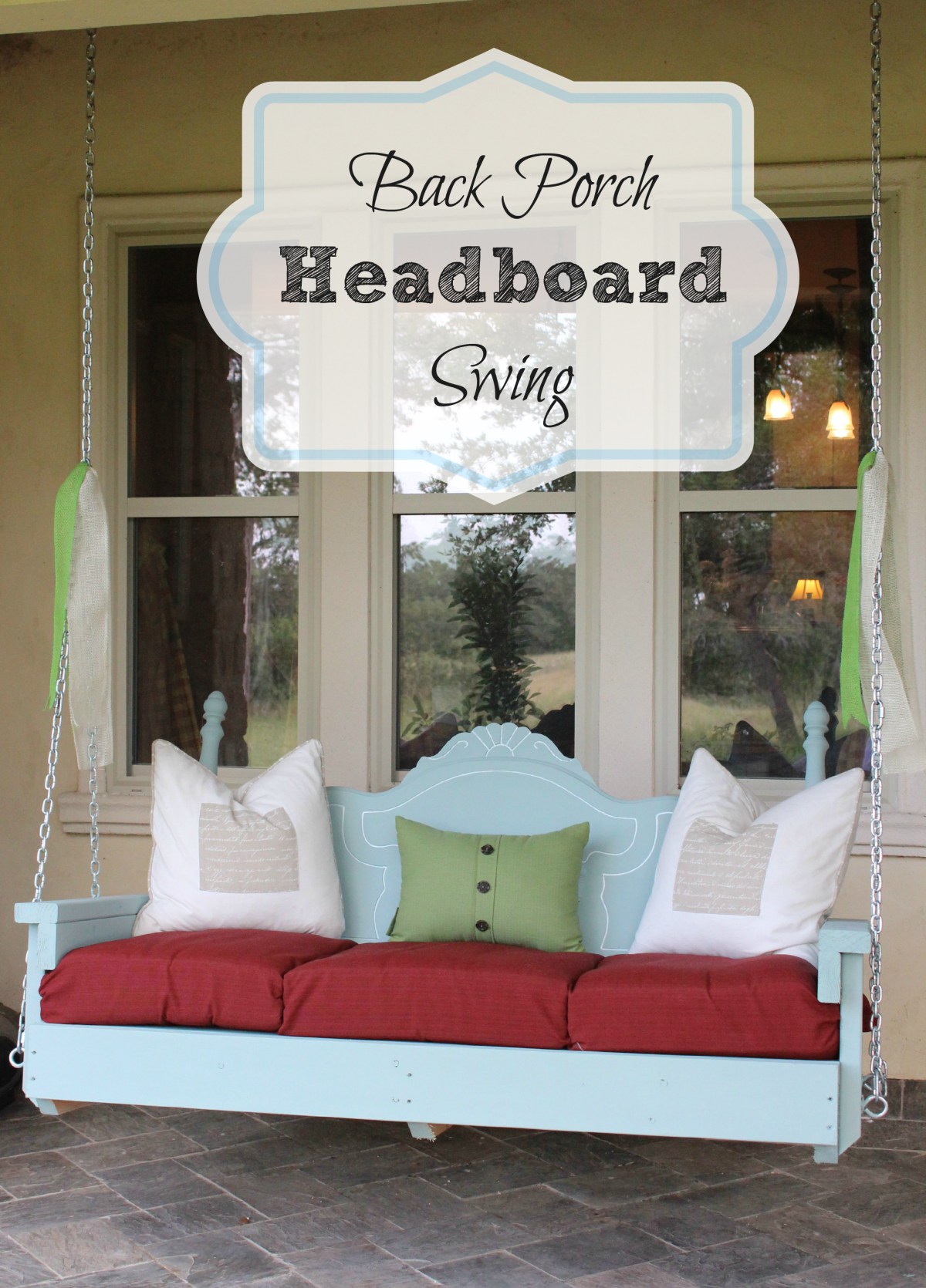 Summer Back Porch Headboard Swing