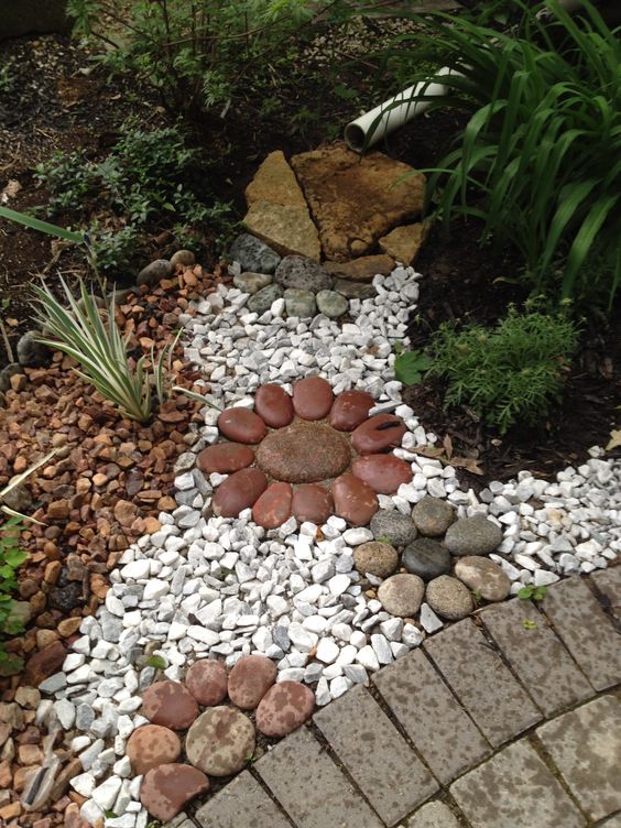 DIY Cobblestone Pathway