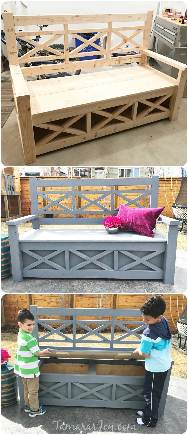 Large Porch Bench