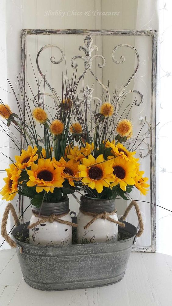 Mason Jar Vases