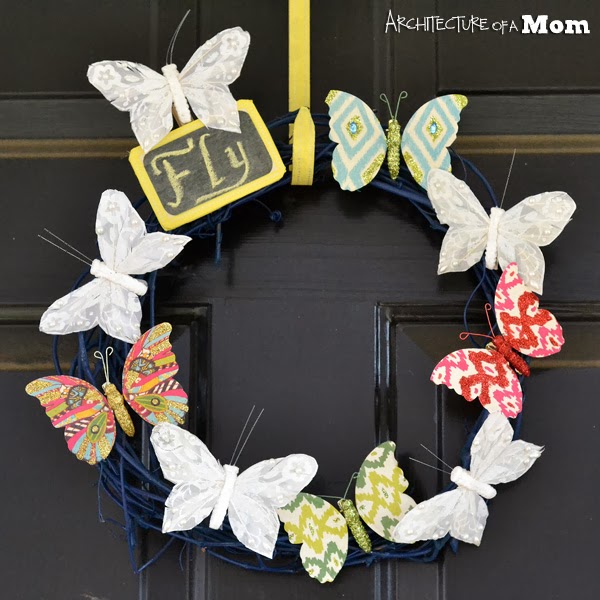 Spring Butterfly Wreath