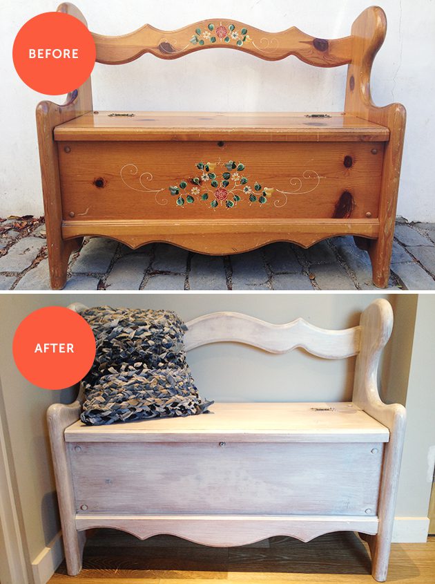 Wooden Bench Makeover