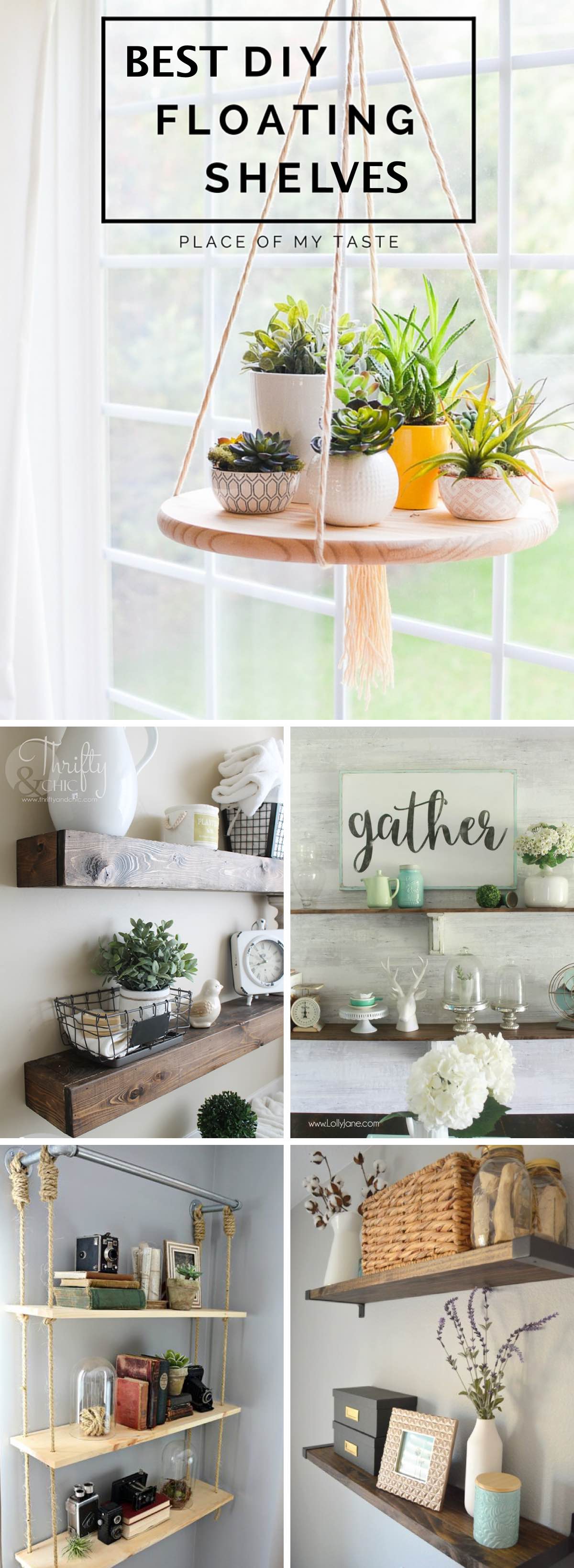 best diy shelves