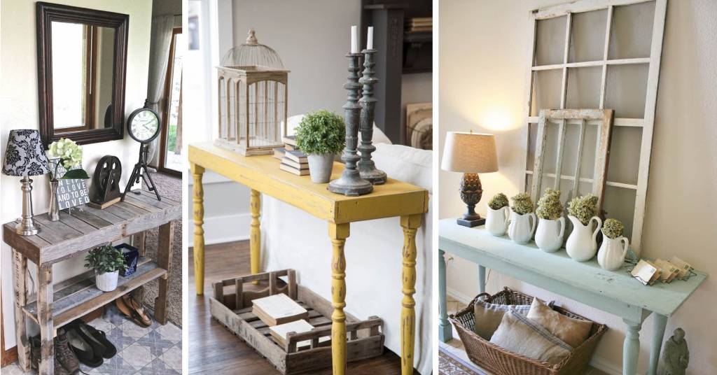 20 Beautifully Rustic Entry Table Ideas Blending Storage with Decor At Their Best!