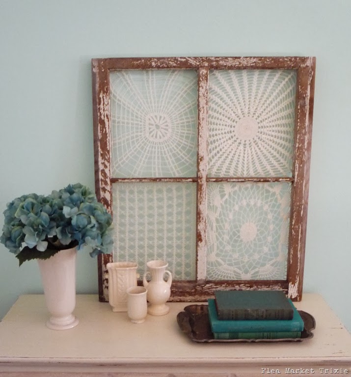 Repurposed Vintage Doilies and Frames
