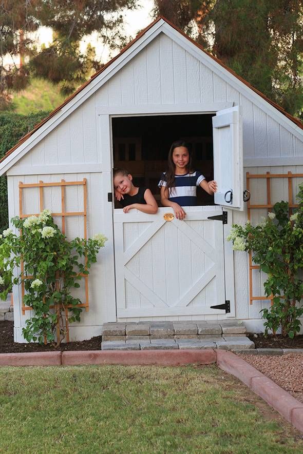 Rustic Cottage Inspired Playhouse