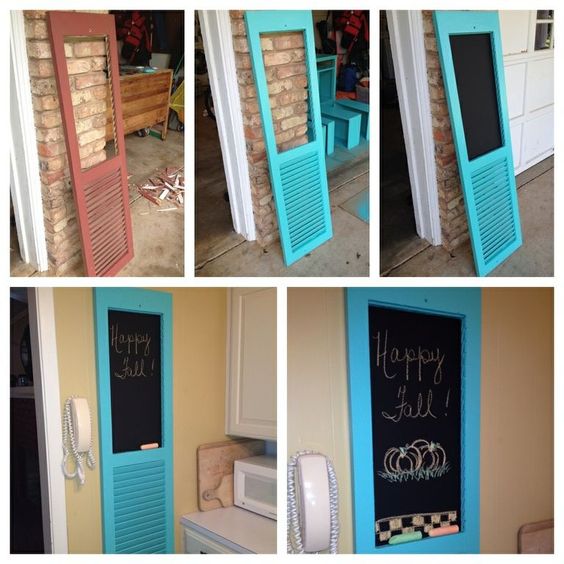 Shutter Chalkboard