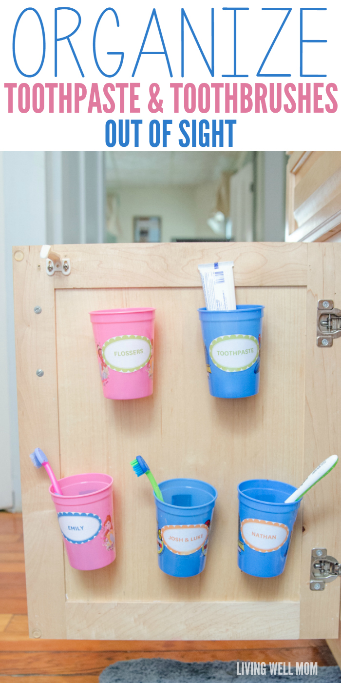 Organizing Toothbrushes & Toothpaste