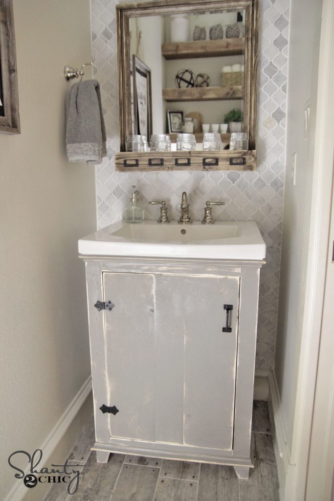 13. Rustic DIY Vanity