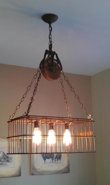 15. Lights in A Metal Cage