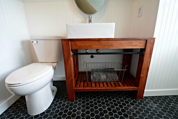 15. Modern Farmhouse Bathroom Vanity