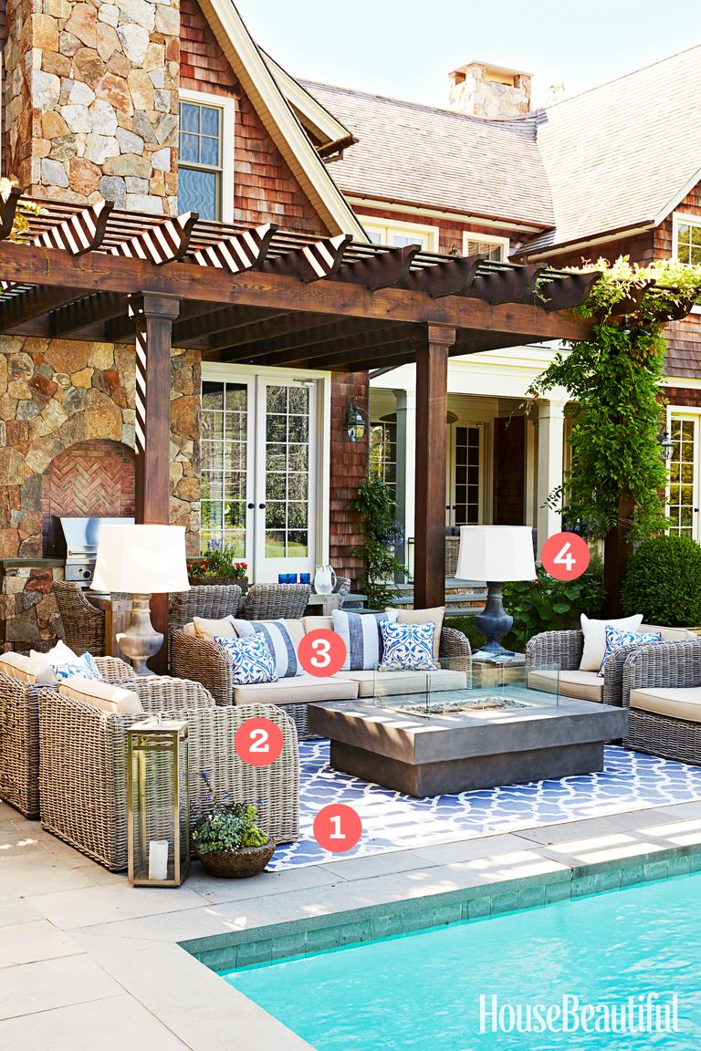 Beautifully Stained Pergola