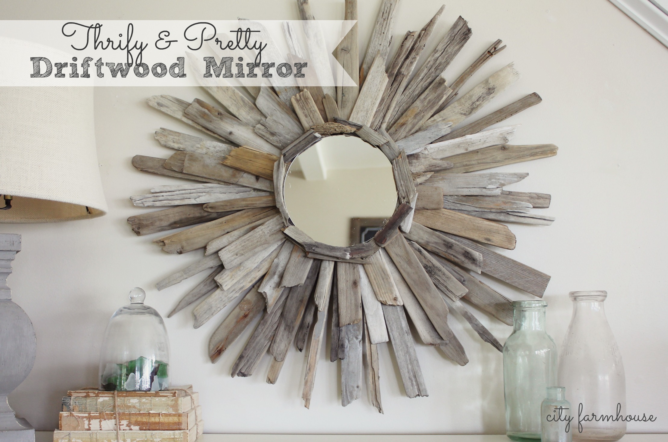 DIY Driftwood Mirror
