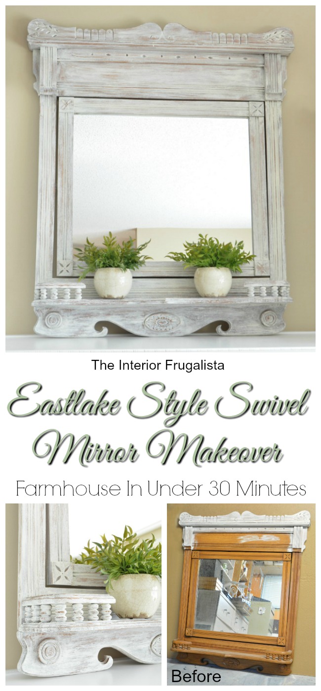 Eastlake Style Swivel Mirror
