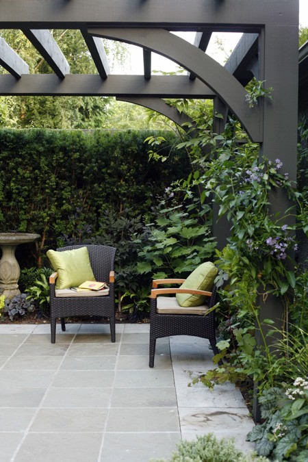 Pergola with Arc Corners