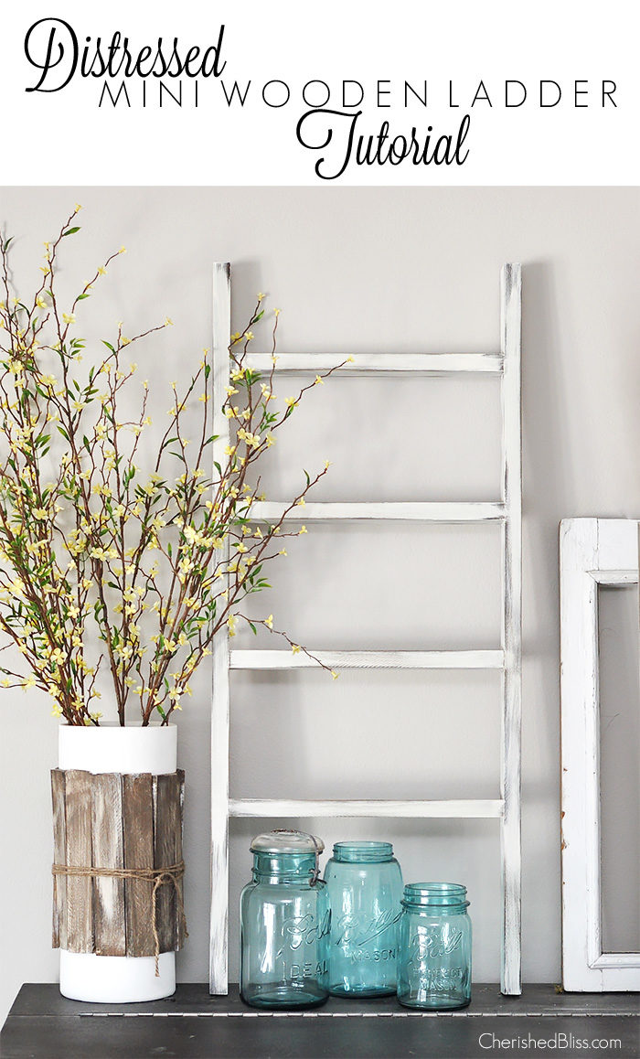DIY Mini Wooden Ladder
