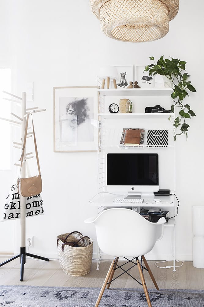 A White and Natural Office