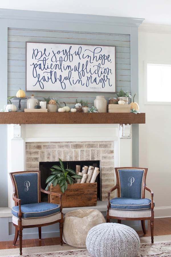 Combine Rustic Elements with Fresh Greens