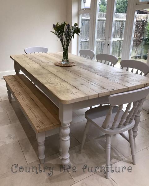 Distressed Wooden Table