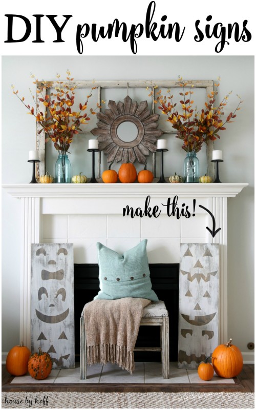 Pumpkin Signs and Window Frames
