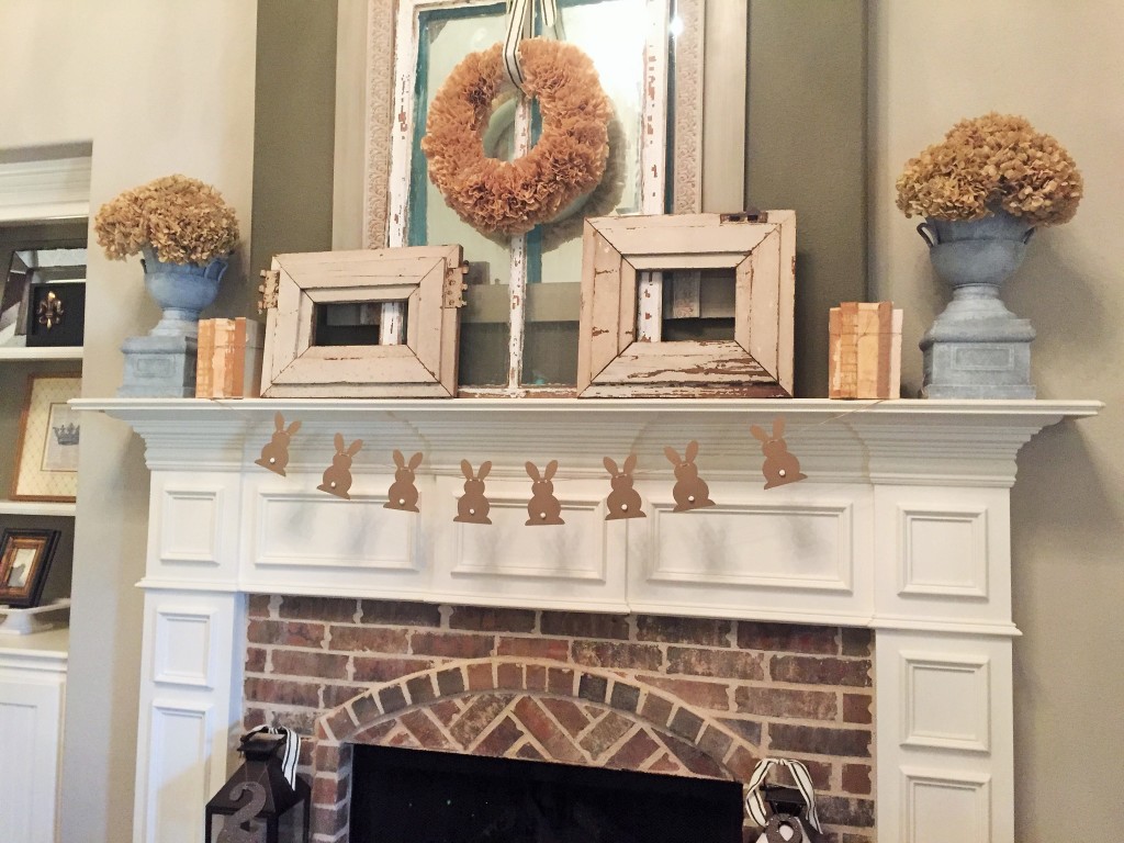 Vintage Mantel Decor