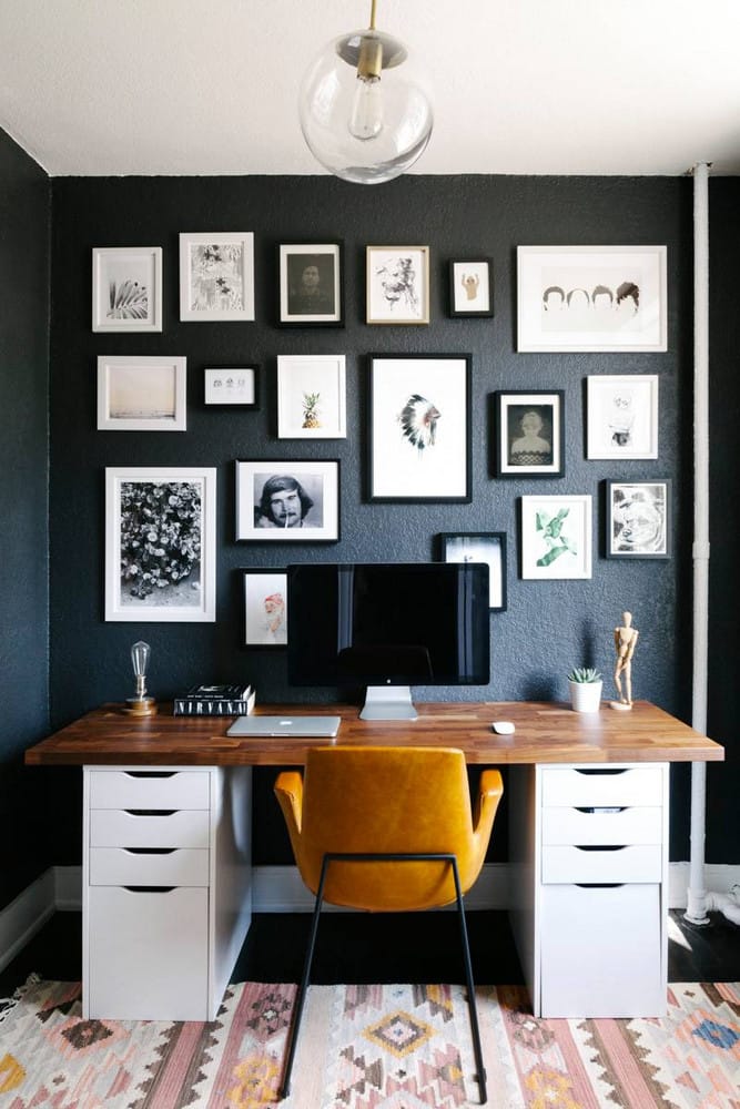 Wall of Paintings and Photographs