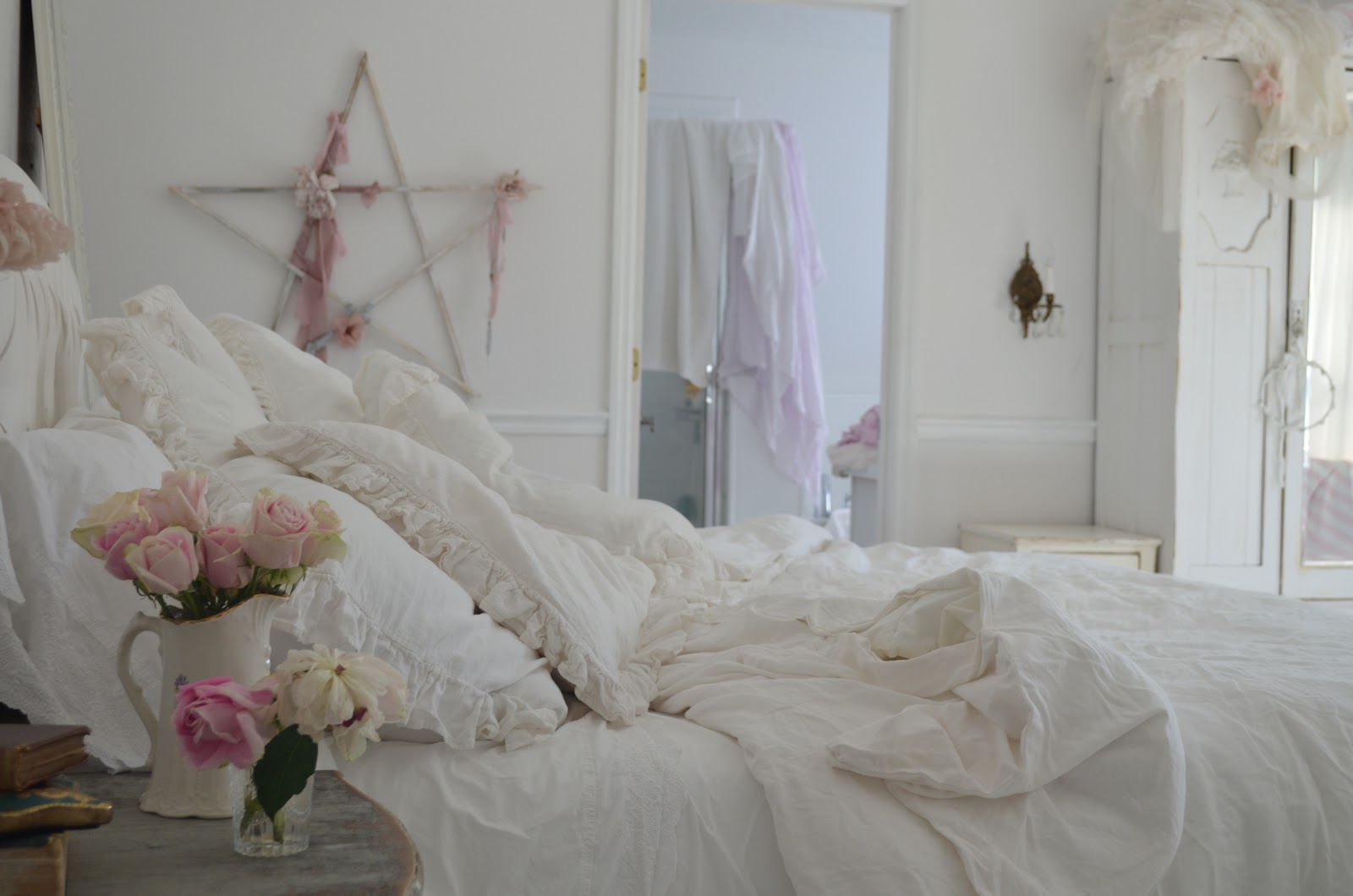 Weathered Shutters to Bedside Decor