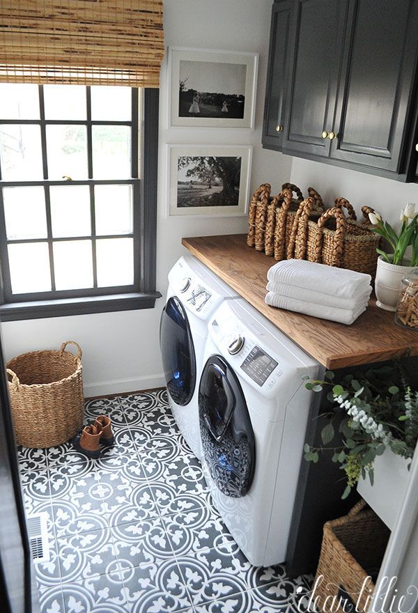Beautiful And Functional Laundry Room
