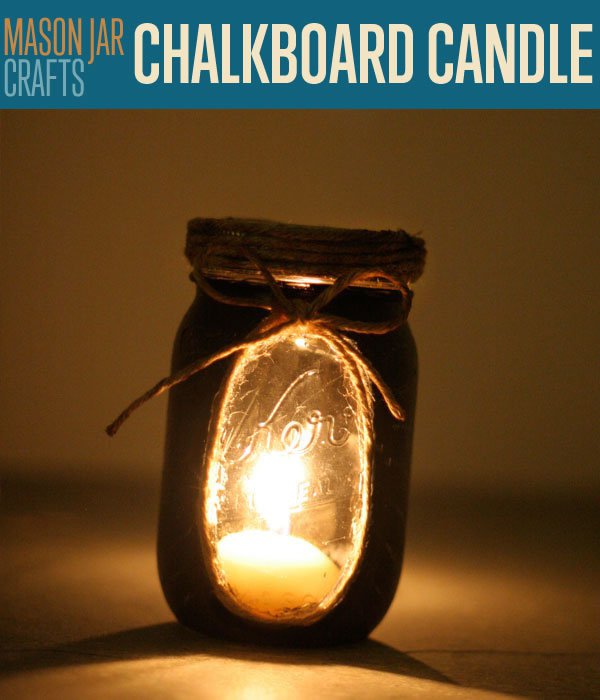 Chalkboard Candle Lights