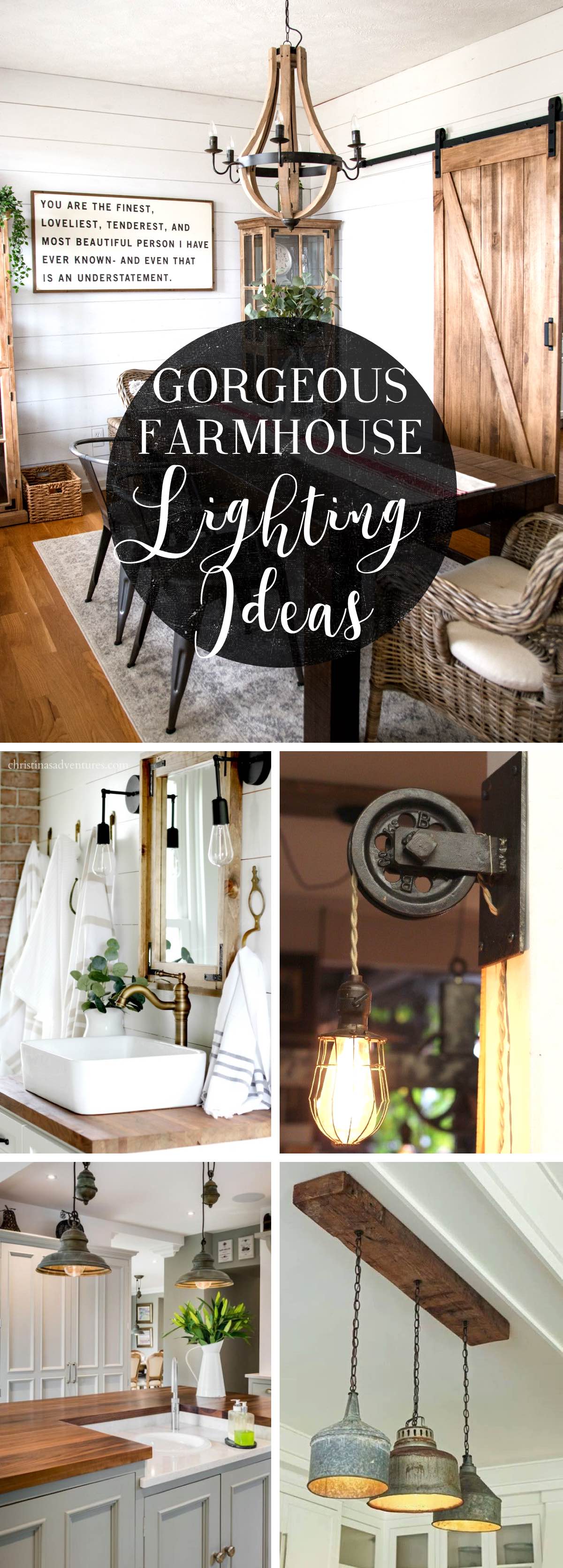 15 Farmhouse Lighting Ideas Integrating A Lot