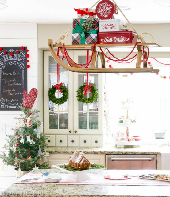 Gift Loaded Hanging Sleigh