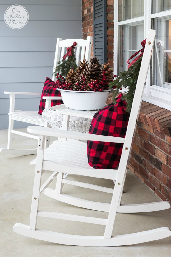 Festive & Frugal Christmas Porch