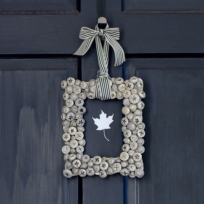 Metallic Acorn Wreath