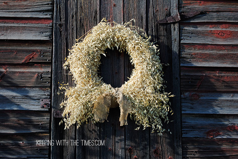 Rustic Country Whole-Grain Wreath