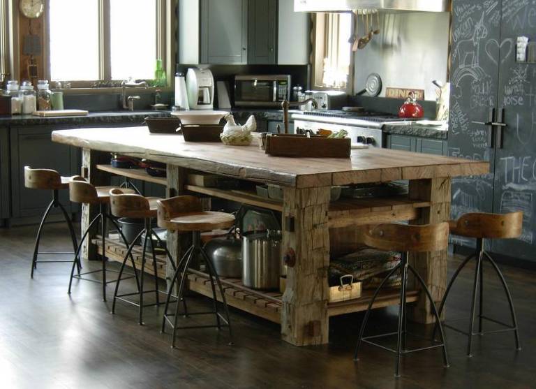 14 Rustic Kitchen Island Ideas Keeping it Earthy and Charming!